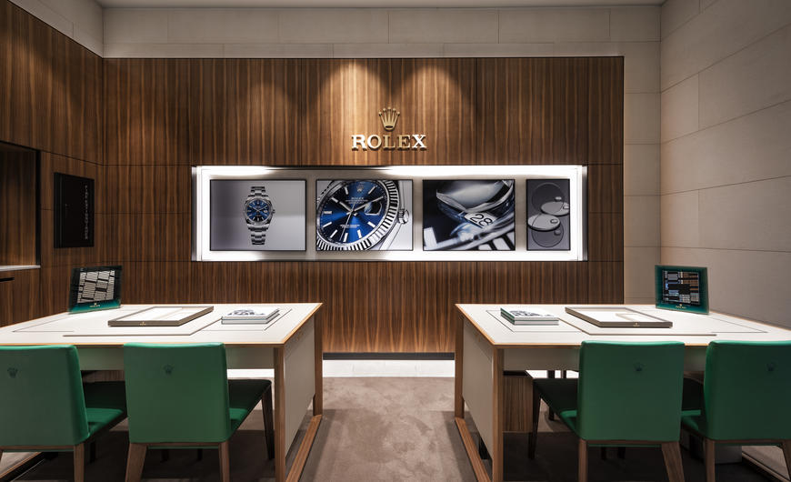 Rolex showroom clearance