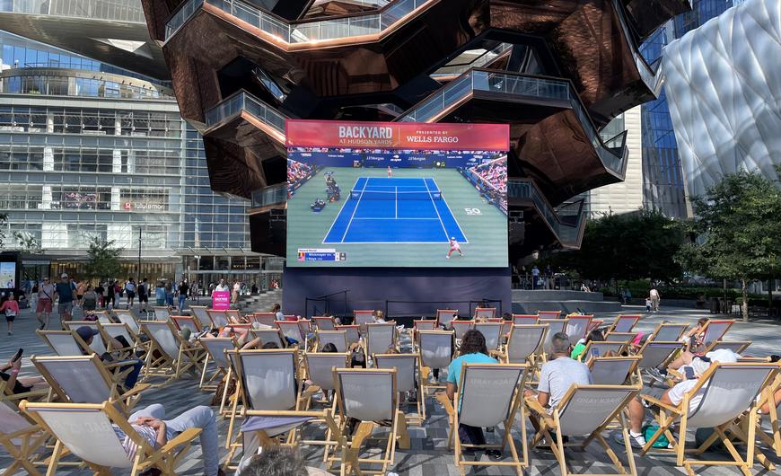 US Open on the Big Screen