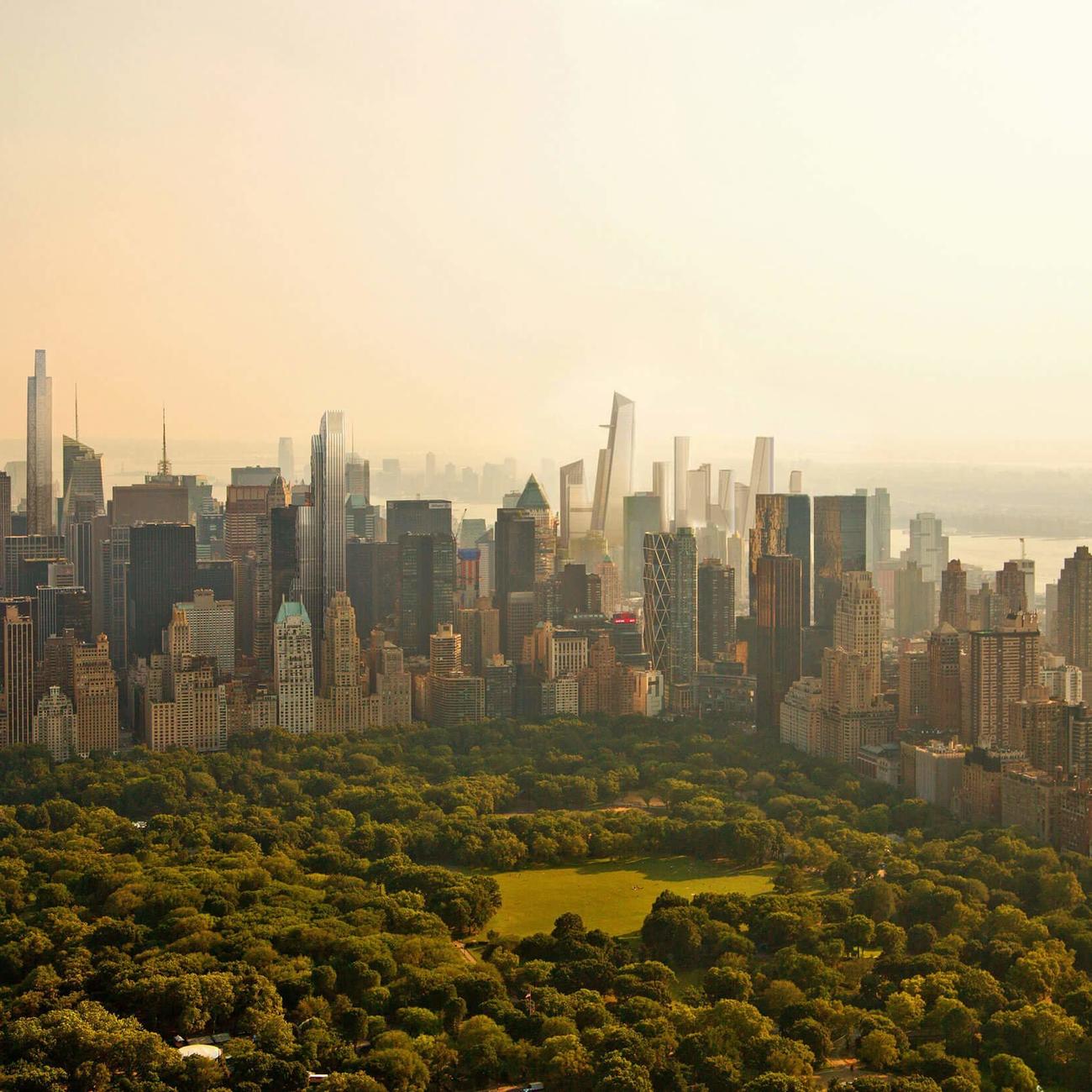 Hudson Yards Viewed from Empire State Building