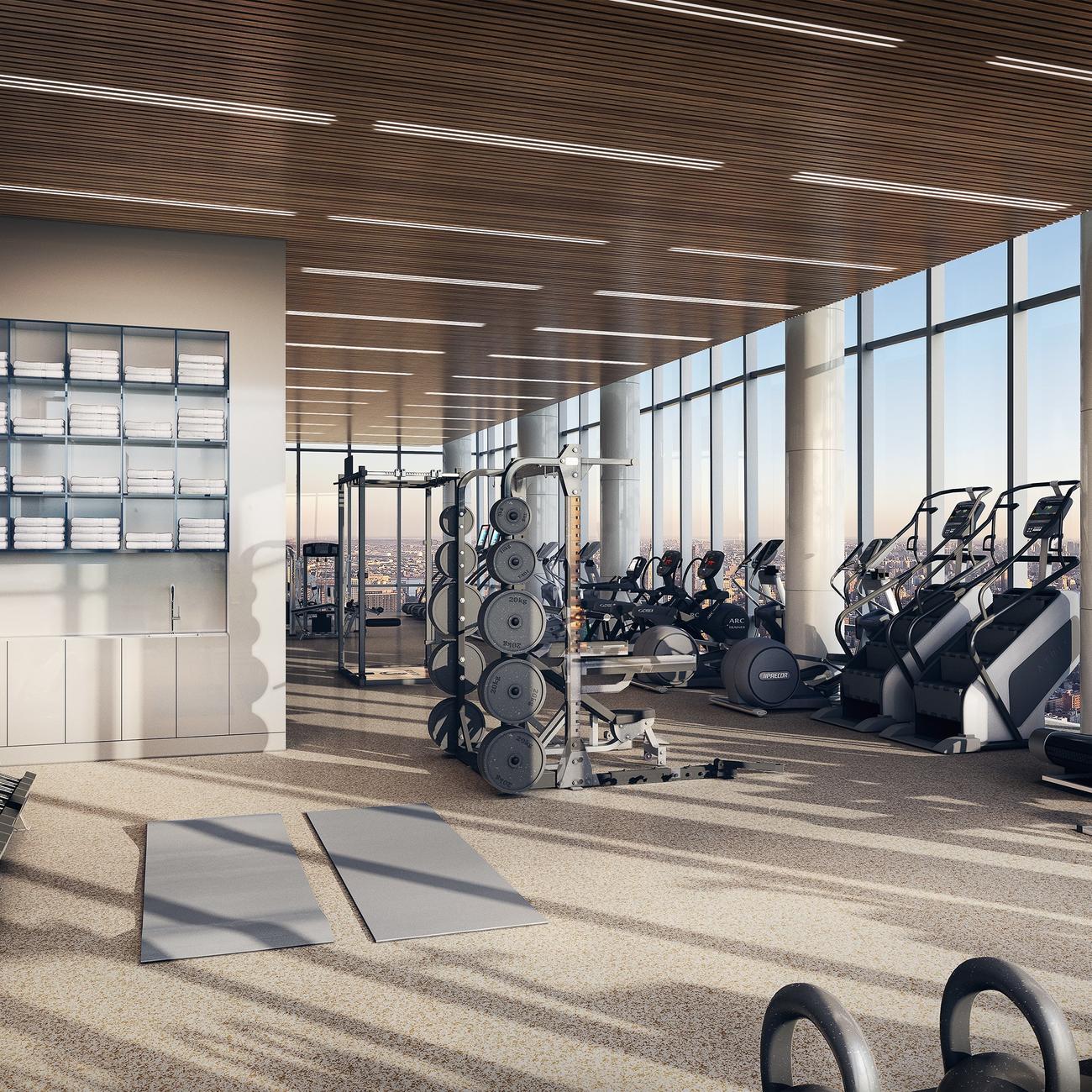 15 Hudson Yards Fitness Center - courtesy of Related-Oxford