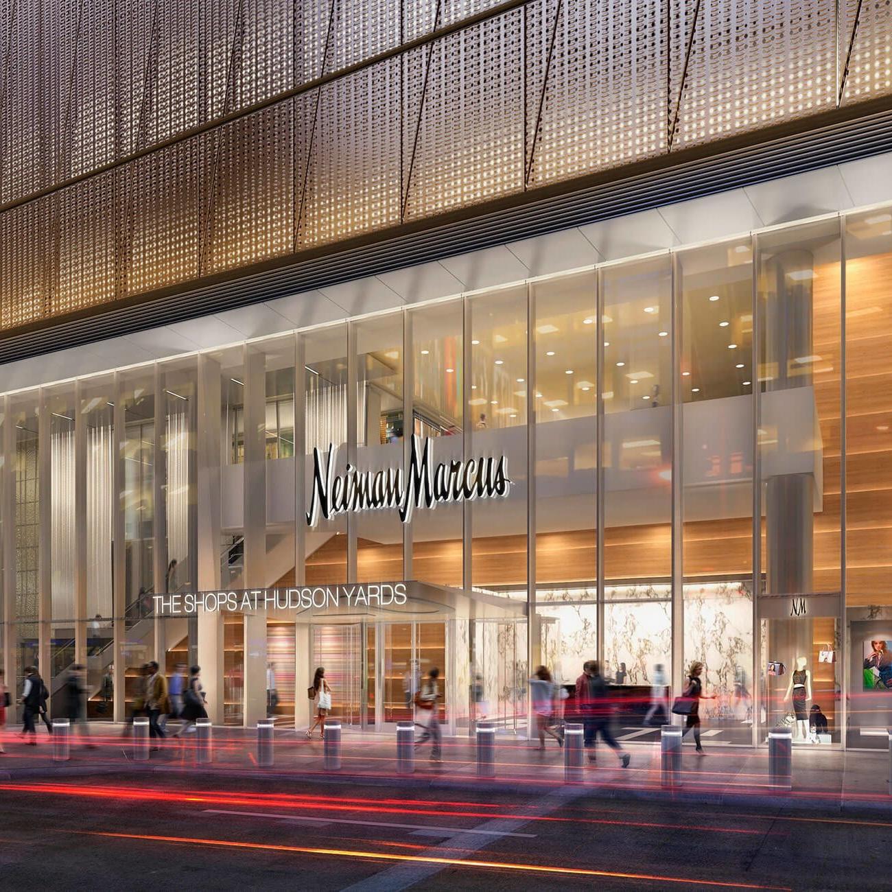 Neiman marcus hudson discount yards store opening