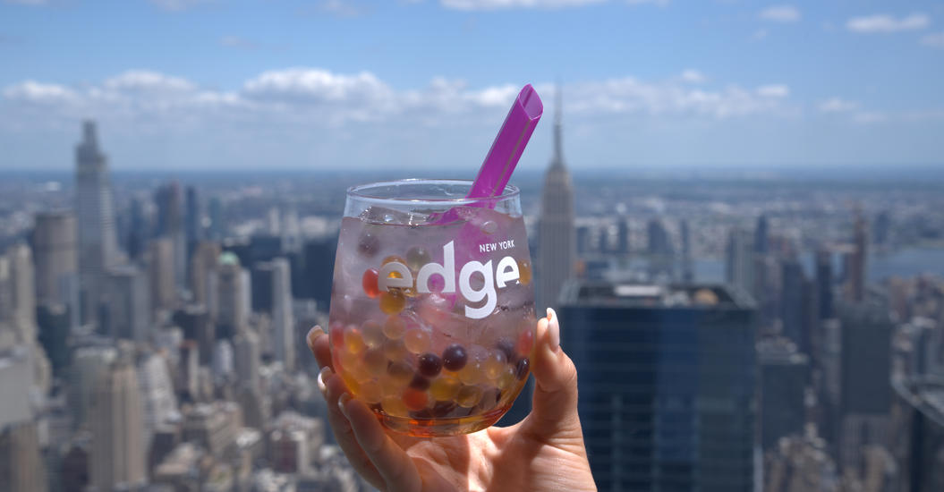 Toast to Pride 1,100 feet in the Sky