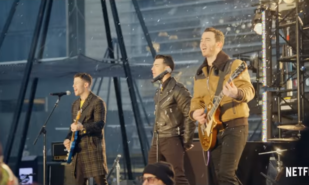 Jonas Brothers perform at Vessel, Hudson Yards